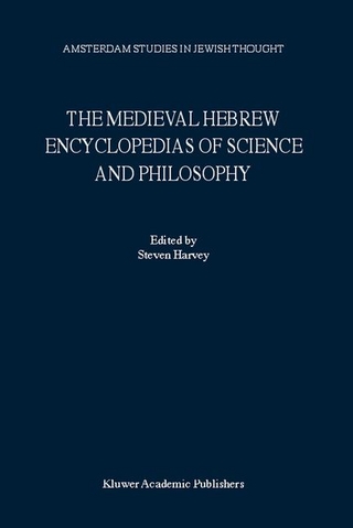 Medieval Hebrew Encyclopedias of Science and Philosophy - S. Harvey