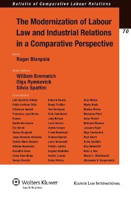 The Modernization of Labour Law and Industrial Relations in a Comparative Perspective - Roger Blanpain; W Bromwich