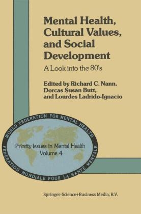 Mental Health, Cultural Values, and Social Development - D.S. Butt; L. Ladrido-Ignacio; R.C. Nann