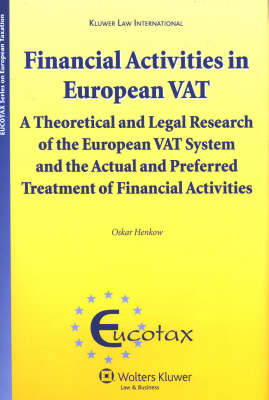 Financial Activities in European VAT - Oskar Henkow
