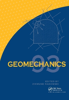 Geomechanics 93 - Strata Mechanics/ Numerical Methods/Water Jet Cutting - Z. Rakowski
