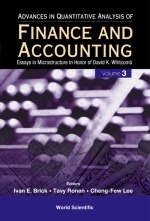 Advances In Quantitative Analysis Of Finance And Accounting (Vol. 3): Essays In Microstructure In Honor Of David K Whitcomb - Cheng Few Lee; Ivan E Brick; Tavy Ronen