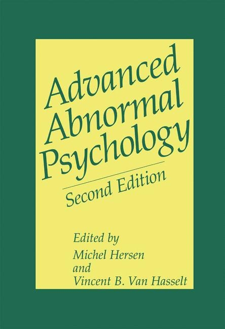 Advanced Abnormal Psychology - 