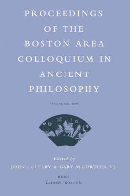 Proceedings of the Boston Area Colloquium in Ancient Philosophy - John J. Cleary; Gary M. Gurtler