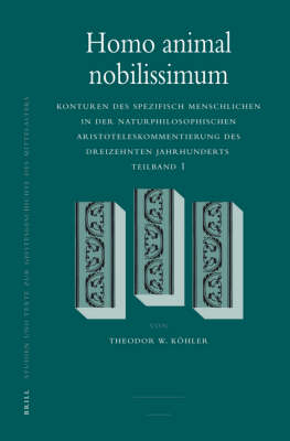 Homo animal nobilissimum - Theodor W. Köhler