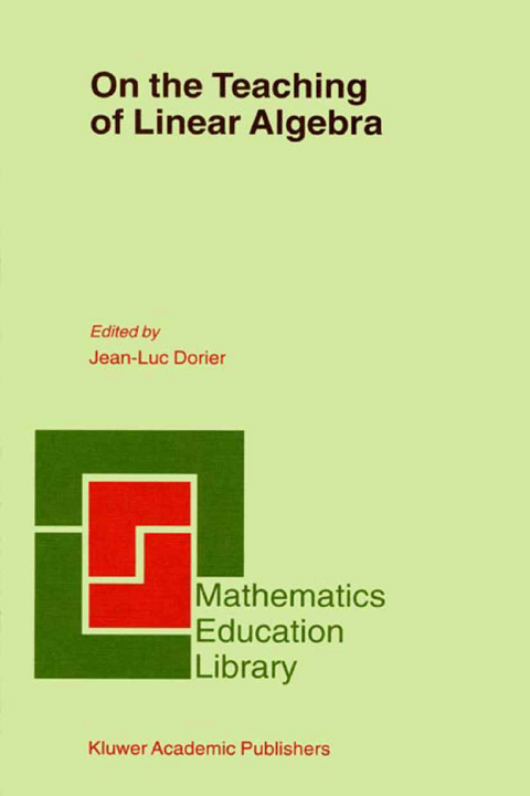 On the Teaching of Linear Algebra - 