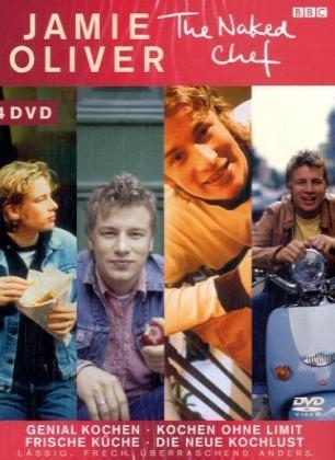 The Naked Chef, 4 DVDs, deutsche und englische Version - Jamie Oliver