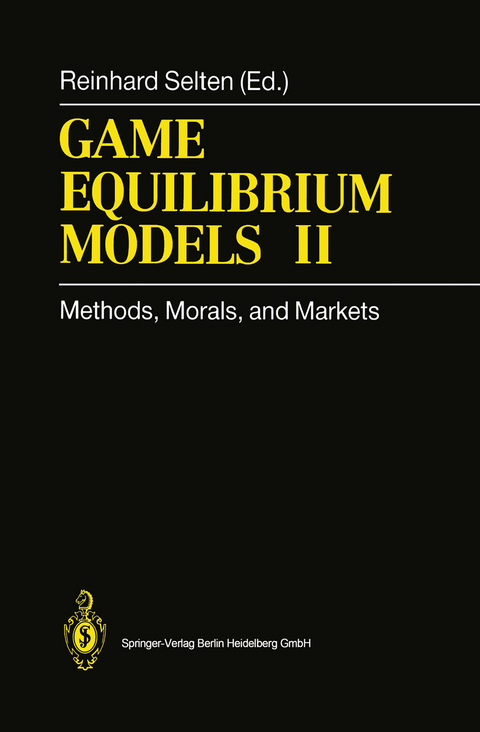 Game Equilibrium Models II - 