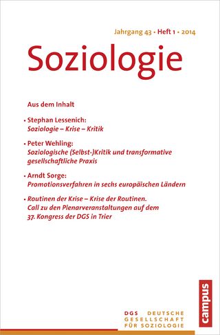 Soziologie 1.2014 - Georg Vobruba