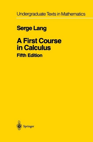 First Course in Calculus - Serge Lang