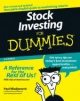 Stock Investing For Dummies - Paul Mladjenovic
