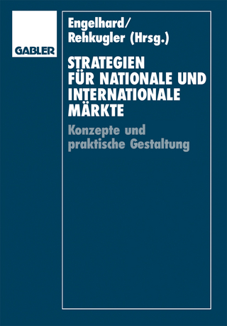Strategien für nationale und internationale Märkte - Johann Engelhard; Heinz Rehkugler