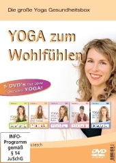 Yoga zum Wohlfühlen - Die große Yoga Gesundheitsbox, 5 DVDs - 