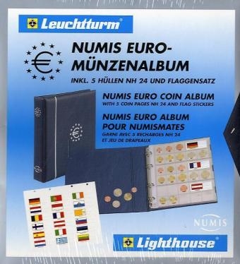 Numis Euro-Münzenalbum. Numis Euro Coin Album. Album Numis pour pieces Euro