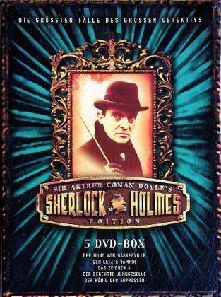 Sir Arthur Conan Doyle's Sherlock Holmes Edition, 5 DVDs, dtsch. u. engl. Version - Arthur Conan Doyle