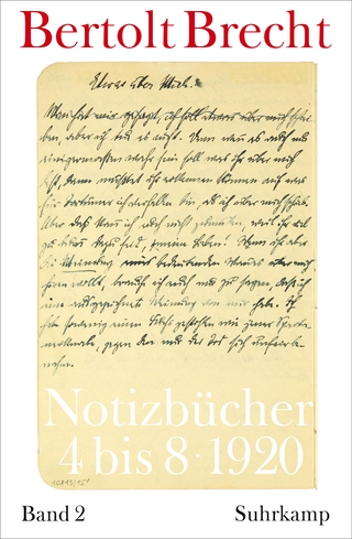Notizbücher - Bertolt Brecht; Martin Kölbel; Peter Villwock