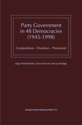 Party Government in 48 Democracies (1945-1998) - I. Budge; Hans Keman; J.J. Woldendorp