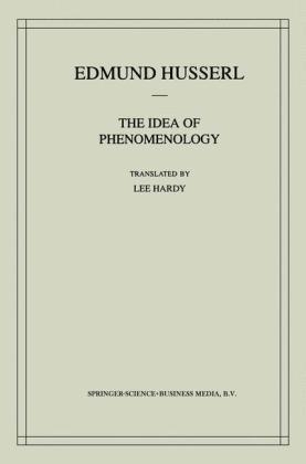 Idea of Phenomenology - Edmund Husserl
