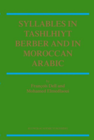 Syllables In Tashlhiyt Berber And In Moroccan Arabic - F. Dell; M. Elmedlaoui
