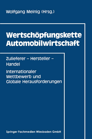 Wertschöpfungskette Automobilwirtschaft - Wolfgang Meinig
