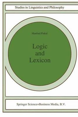 Logic and Lexicon - Manfred Pinkal