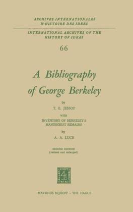 Bibliography of George Berkeley - T.E. Jessop