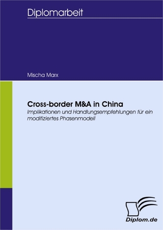 Cross-border M&A in China - Mischa Marx