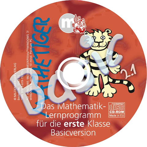 Mathetiger Basic 1, Version 2.1, CD-ROM
