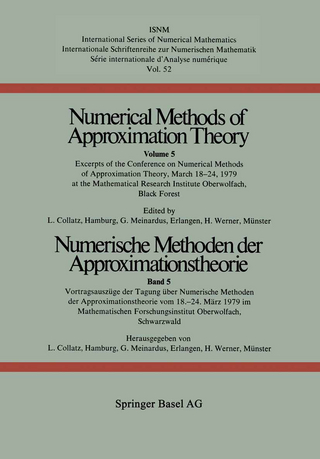 Numerische Methoden der Approximationstheorie / Numerical Methods of Approximation Theory - Werner; Collatz; Meinardus