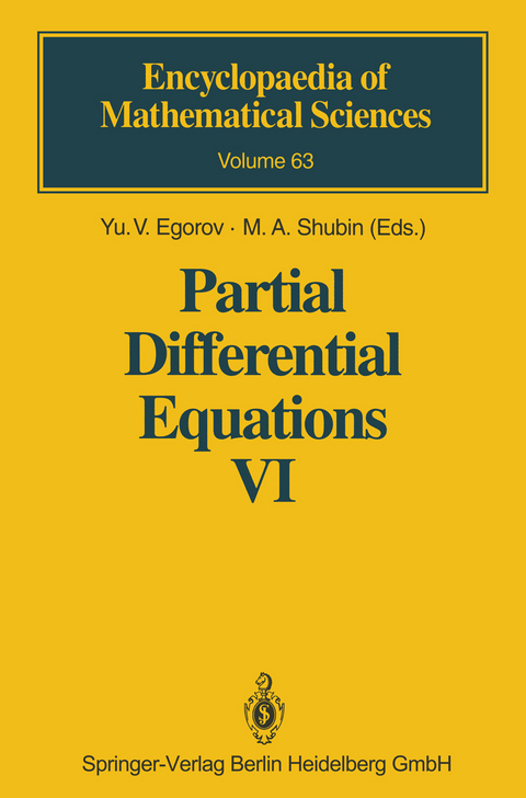 Partial Differential Equations VI - 