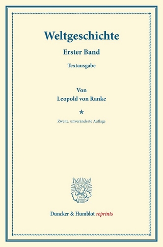 Weltgeschichte. - Leopold von Ranke