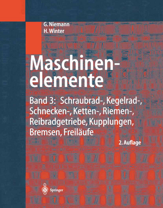 Maschinenelemente - Gustav Niemann; Burkhard Neumann; Hans Winter