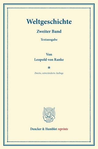 Weltgeschichte. - Leopold von Ranke