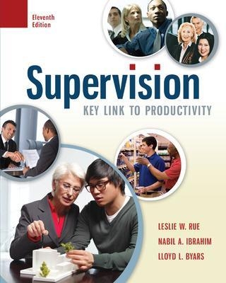 Supervision: Key Link to Productivity - Leslie Rue; Nabil Ibrahim; Lloyd Byars