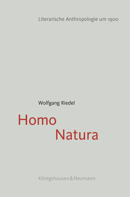 Homo Natura - Wolfgang Riedel