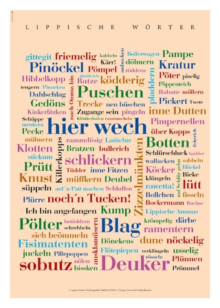 Postkarte Lippische Wörter