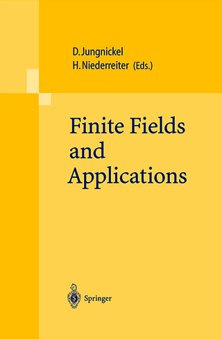 Finite Fields and Applications - Dieter Jungnickel; H. Niederreiter