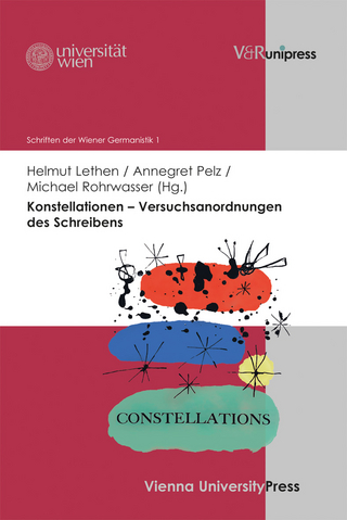 Konstellationen ? Versuchsanordnungen des Schreibens - Helmut Lethen; Annegret Pelz; Michael Rohrwasser