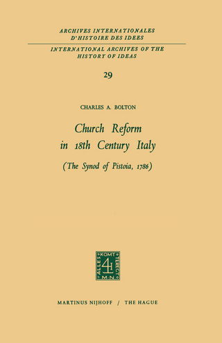 Church Reform in 18th Century Italy - Charles A. Bolton