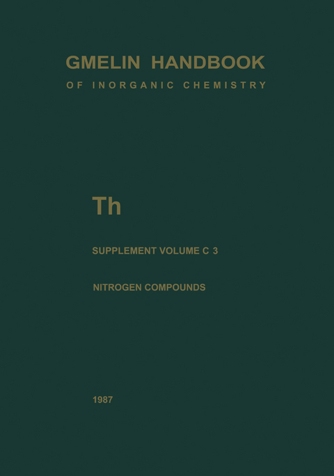 Th Thorium - R. Benz, A. Naoumidis, D. Brown