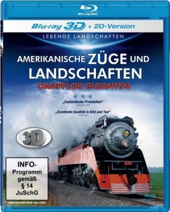 Amerikanische Züge und Landschaften - Dampflok Giganten, 1 Blu-ray