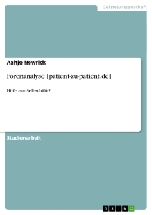 Forenanalyse [patient-zu-patient.de] - Aaltje Newrick