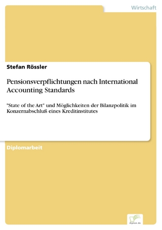 Pensionsverpflichtungen nach International Accounting Standards - Stefan Rössler