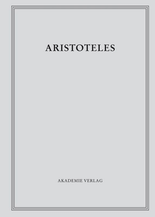 Aristoteles: Aristoteles Werke / Über Werden und Vergehen - Thomas Buchheim