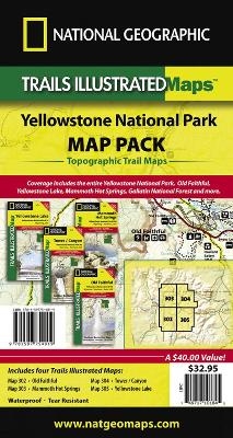 Yellowstone National Park, Map Pack Bundle - National Geographic Maps