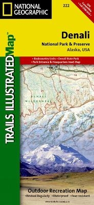 Denali National Park And Preserve - National Geographic Maps