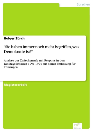 'Sie haben immer noch nicht begriffen, was Demokratie ist!' - Holger Zürch