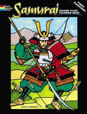 Samurai Stained Glass Coloring Book - John Green