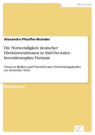 Die Notwendigkeit deutscher Direktinvestitionen in Süd-Ost-Asien - Investitionsplatz Vietnam - Alexandra Pfeuffer-Brandes