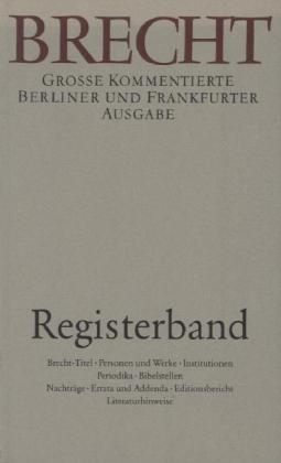 Registerband - Bertolt Brecht